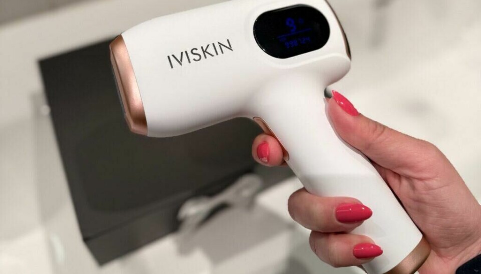 Ivyskin G4 – kraftig, brukervennlig IPL-enhet med hudforbedringsprogrammer for profesjonelle resultater hjemme. (Foto: Kreative Ideer/ Aurora Lange)